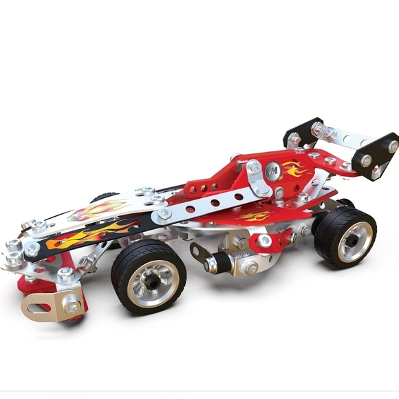 NEW Meccano, 10-in-1 Racing Vehicles STEM Model Building Kit - Picture 2 of 7